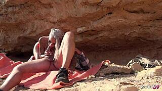 Nympho German Mature Sophie Logan Public Pickup Rough Fuck