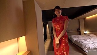 part 2 sexy chinese dress babe shows off legs in slutty slow sex creampie homemade asian hardcore