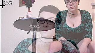 retainer bitch caught and dominated at intense dinner party close-up