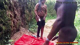 I bone village ebony slut with huge BBC