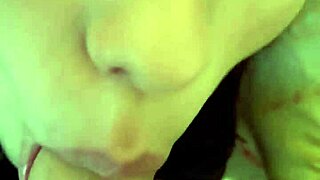 early morning deepthroat gagging ends in hot cum swallow?