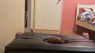 Worship Bound Chinese Milf's Bare Ass in Brutal Facesitting Box!