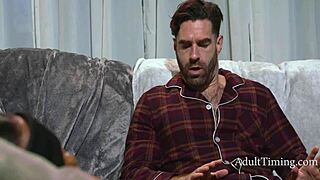 Ebony mocha menage cucks bitchy lily starfire with huge tits!