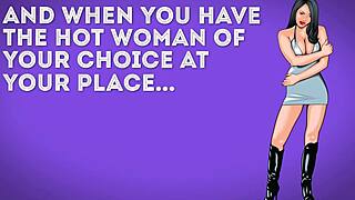 pov with my petite brunette girlfriend deepthroating and toying shaved pussy