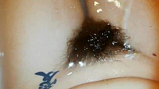 super hairy bush clit underwater pool fetish dive 🛁💦