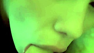 early morning deepthroat gagging ends in hot cum swallow?