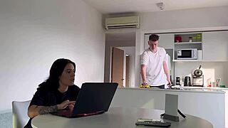 girlfriend surprises me with hot sex doll for double pounding fun