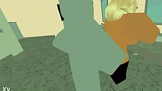 nerdy babe's passionate blowjob explodes into pussy pounding