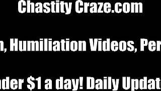 i cruelly tease and deny your bound locked-up cock with toys