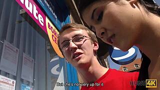 hunt4k. nerd watches his girl get pounded by buff stud hidden cam