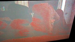 Hidden cam catches bride's wild handjob and cum on tits at wedding