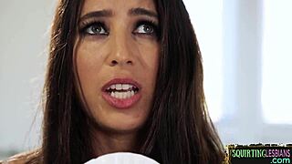 sapphic lesbian babes squirt hard in erotic group tribbing orgy