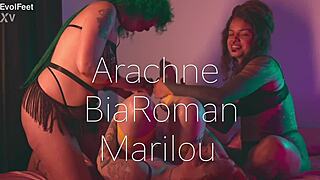 You want my wet pussy? Lick these sexy Latina feet and toes first then