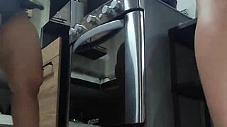 Big ass Colombian milf bent over dishes for intense doggystyle deepthroat cum