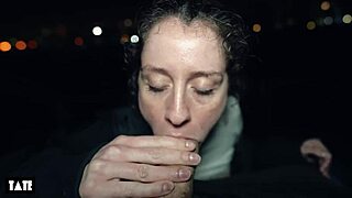 Risky Outdoor Facial Cum Explosion