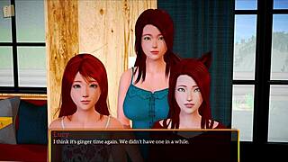 my new big ass redhead family member gets tits massaged with emojis 😍🍑