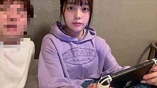 gf zoned out gaming i yank jeans down ass fuck standing doggy creampie 😈