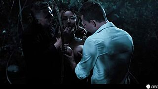 umm im asian big tits slut gangbanged like fuckdoll in woods freezin