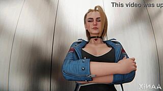 stranger bends me over in elevator for raw ass pounding pov