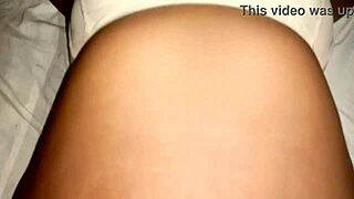 Curvy amateur's massive ass and tits shake in intense fuck