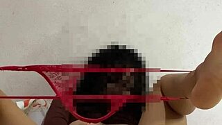 whoa, leaked video of horny mexican college promoter alexia fingering her big tits!