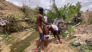 we screwed wildly deep in the forest