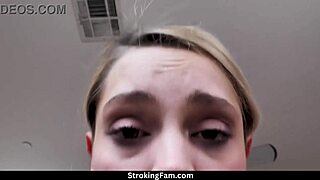 Facial cumshot drenches petite teen aften opal in hardcore reality!