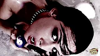 Brunette Slut Double Penetration All Holes Filled!