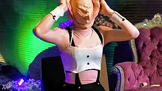 imagine this latex fuck doll bound in kigurumi rubber hood for total mummification bondage