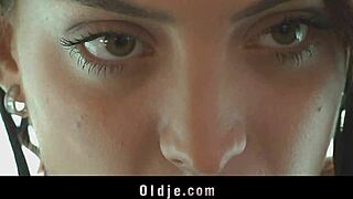 bold redhead teen slurps old cock poolside doggystyle pound