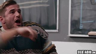 two big ass teachers ravaged by colleague after catching him masturbating