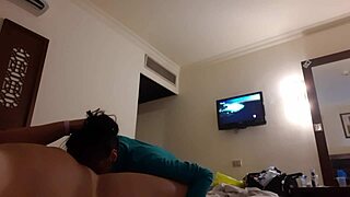 Brunette Fucks Girlfriend's Mouth in Hotel Lesbian Illusion