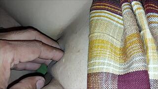 Petite college student gets gaping pussy filled by big cock homemade