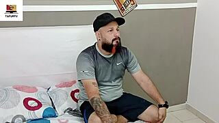 Stepsis tastes various flavors on cock before hard pussy pounding creampie