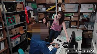 TEEN WORKOUT SLUT STEALS FOR POLICE POUNDING!