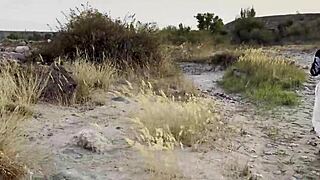 public pissing compilation in forest during nature car travel pov