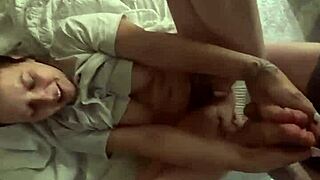 Fucked Milf Outdoors Pisses On Feet