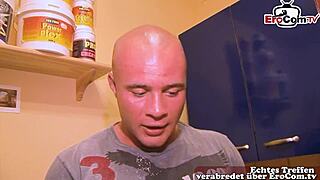 German neighbor milf pairs with athletic guy for steamy casting session