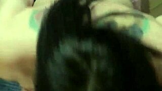 brunette gia chained submissive on knees for deepthroat face fucking