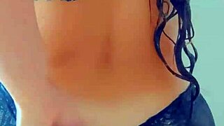 Gorgeous Tanned Latina Babes Shower Off Pool Day Wetness!