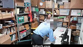 hey burglar caught me so i had to spread pussy for his hard doggystyle punishment