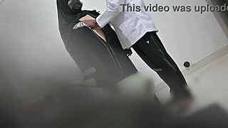 hijab muslim patient bends over for doctor's intense doggystyle pussy pounding