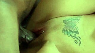 black stud pounds blonde mature's tight ass hardcore