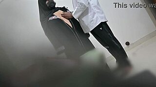 hijab muslim patient bends over for doctor's intense doggystyle pussy pounding