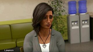 Petite amateur teen with big boobs and ass enjoys anal massage from milf