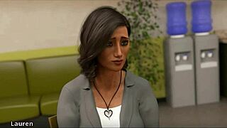 Petite amateur teen with big boobs and ass enjoys anal massage from milf