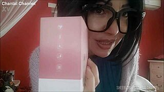 I squirt wildly with Chantal's hot new sex toy