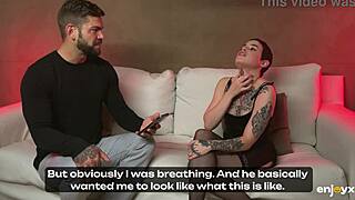 Saba endures first brutal double penetration pounding cumshots everywhere 🔥