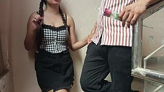 indian college babe seduces tutor for creampie fuck on teacher's day, so naughty 🎓🍆💦