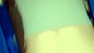 amateur couple sneaks intimate standing sex and deep suck in dark storage room